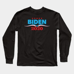 Biden 2020 print - Presidential Campaign product Zip Apparel Long Sleeve T-Shirt